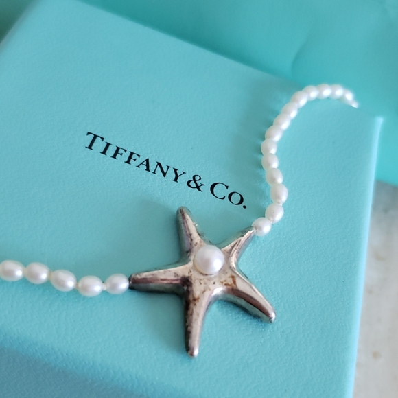 Tiffany & Co. Jewelry - Authentic Tiffany Pearl & .925 Necklace